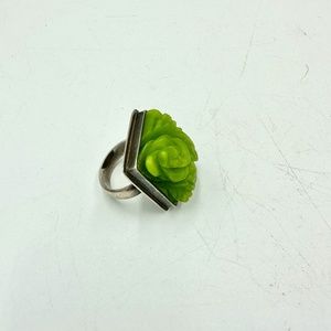 Classic Hardware Jade Ring